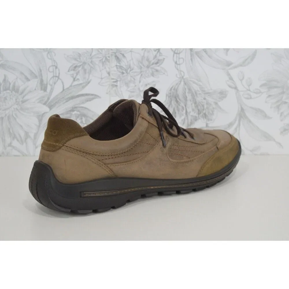 Ecco Brown Leather Sneakers Men's Size 47 (US 13 / 13.5) Oxfords